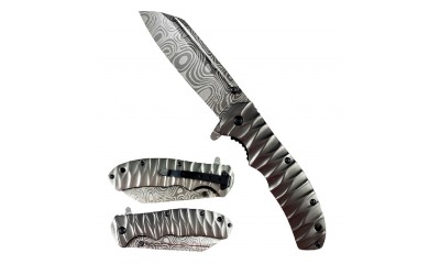 Falcon Tanto Blade Spring Assisted Knife KS43554GY Falcon Tanto Blade Spring Assisted Knife KS43554GY